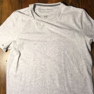 Banana Republic The Soft-Wash Tee Heather Grey M
